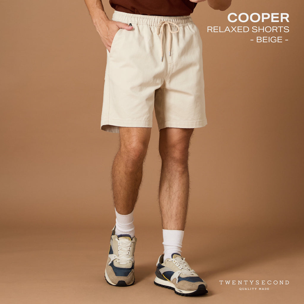 COOPER RELAXED SHORTS - BEIGE (Extra Shorts)