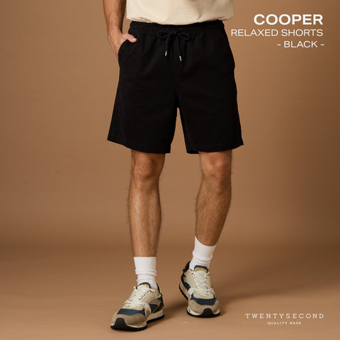 COOPER RELAXED SHORTS - BLACK (Extra Shorts)