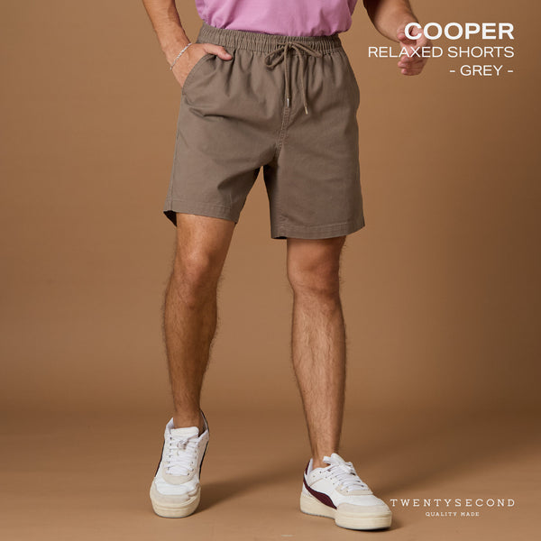 COOPER RELAXED SHORTS - GREY (Extra Shorts)