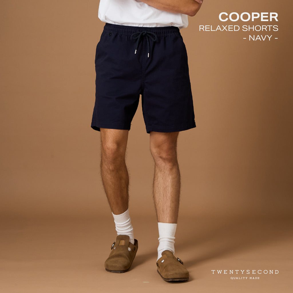 COOPER RELAXED SHORTS - NAVY (Extra Shorts)