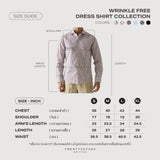 WRINKLE FREE BTD DRESS SHIRT - BLUE (Slim Fit)