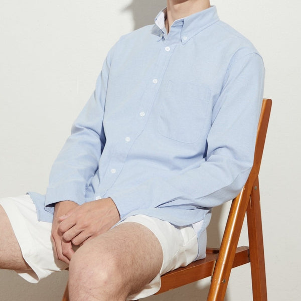 HARPER OXFORD SHIRT - BLUE