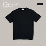 THE NEW SUPER SOFT COTTON TEE - BLACK