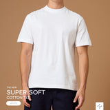 THE NEW SUPER SOFT COTTON TEE - WHITE