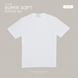 THE NEW SUPER SOFT COTTON TEE - WHITE