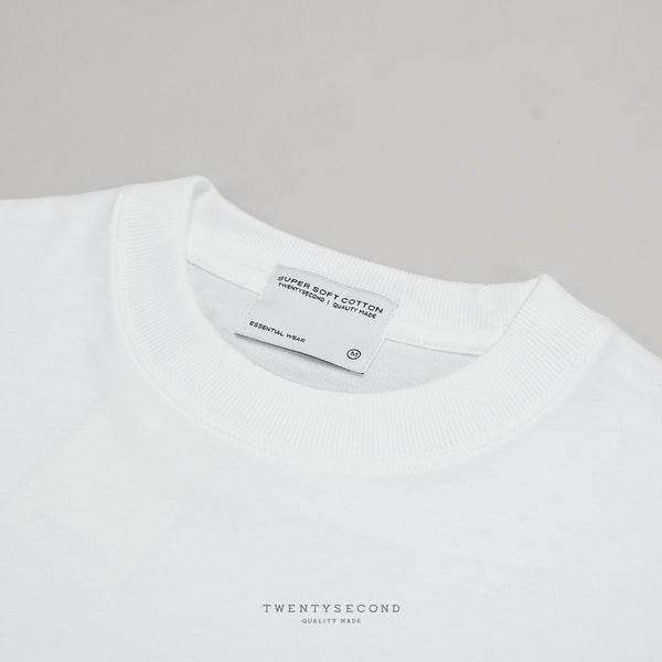 THE NEW SUPER SOFT COTTON TEE - WHITE