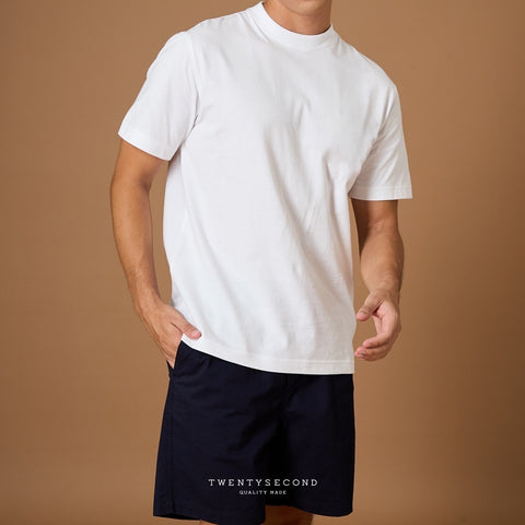 THE NEW SUPER SOFT COTTON TEE - WHITE