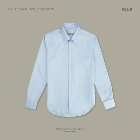 SLUB DENIM SHIRT - LIGHT BLUE