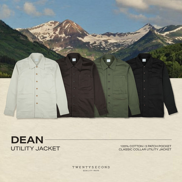 DEAN UTILITY JACKET - OLIVE