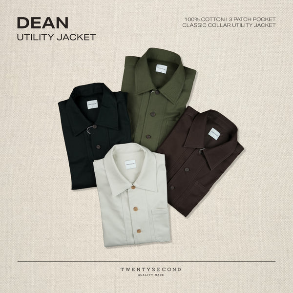 DEAN UTILITY JACKET - OLIVE