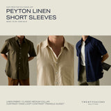 PEYTON LINEN SHIRT - OLIVE