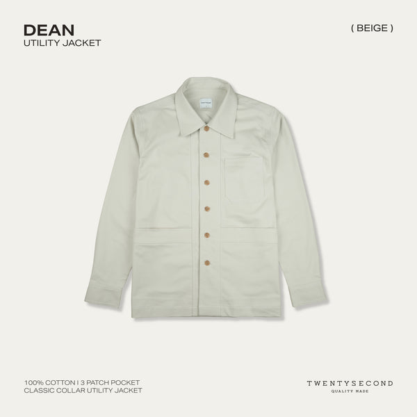 DEAN UTILITY JACKET - BEIGE