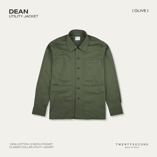 DEAN UTILITY JACKET - OLIVE