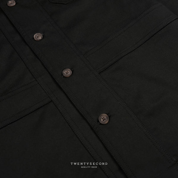 DEAN UTILITY JACKET - BLACK