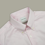 WRINKLE FREE BTD DRESS SHIRT - PINK STRIPE (Slim Fit)