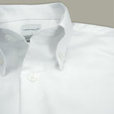 WRINKLE FREE BTD DRESS SHIRT - WHITE (Slim Fit)