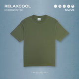 RELAXCOOL SEAMLESS OVERSIZED TEE-OLIVE