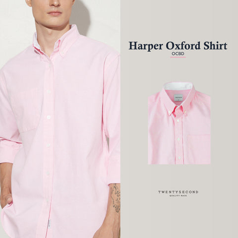 HARPER OXFORD SHIRT - PINK