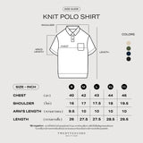 EVERYDAY SUMMER KNIT POLO SHIRT-MOCHA