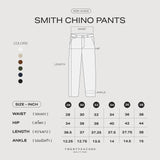 SMITH CHINO PANTS - OLIVE