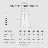 SMITH CHINO PANTS - BLACK