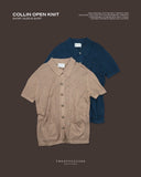 COLLIN KNIT SHIRT - BROWN