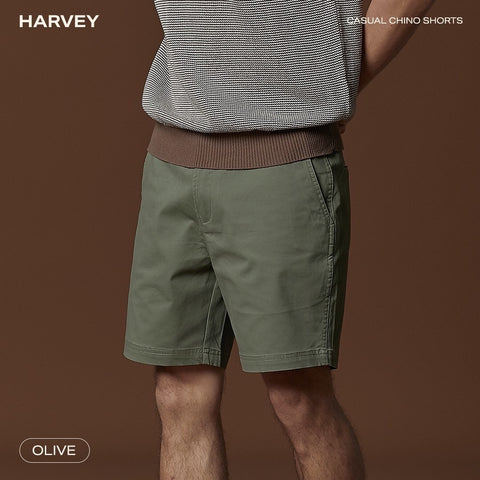 HARVEY CHINO SHORTS - BLACK