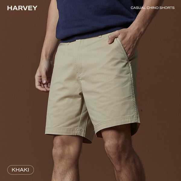 HARVEY CHINO SHORTS - KHAKI