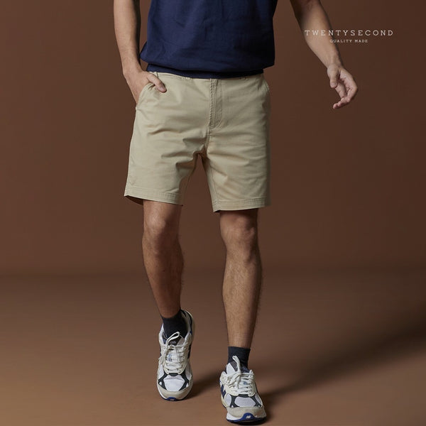 HARVEY CHINO SHORTS - KHAKI