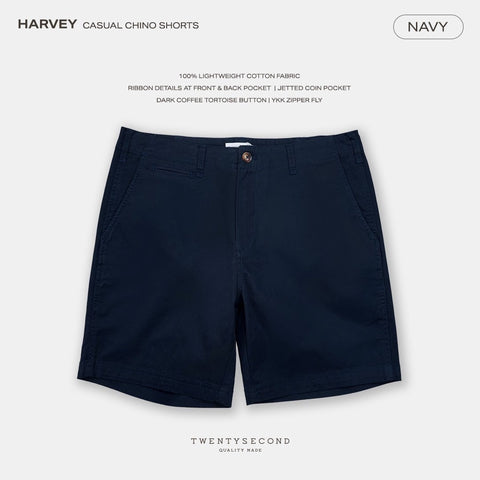 HARVEY CHINO SHORTS - NAVY