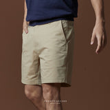 HARVEY CHINO SHORTS - KHAKI