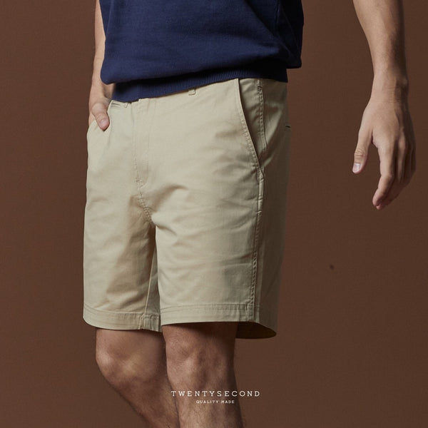 HARVEY CHINO SHORTS - KHAKI