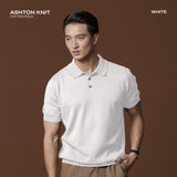 POLO ASHTON KNIT - WHITE