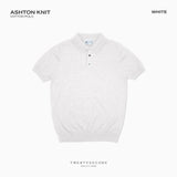 POLO ASHTON KNIT - WHITE