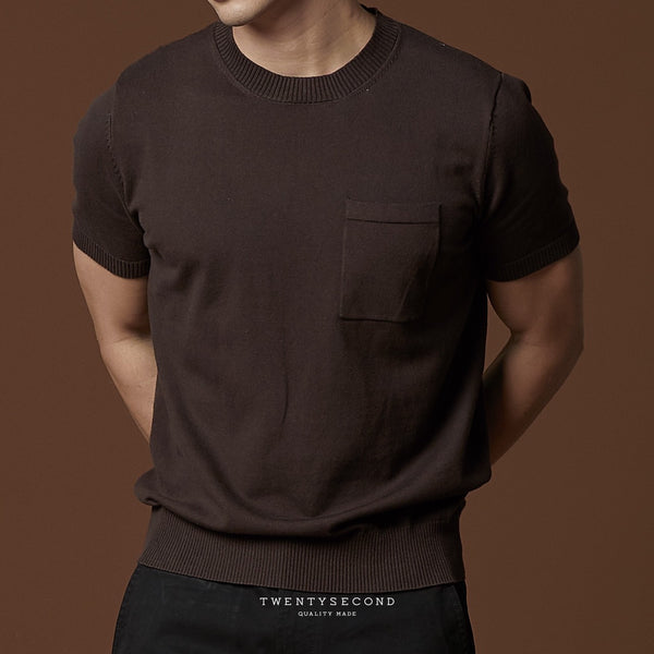 TEE SHELBY KNIT - MOCHA