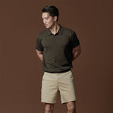 ASHTON KNIT POLO - OLIVE