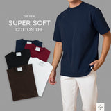 THE NEW SUPER SOFT COTTON TEE - NAVY