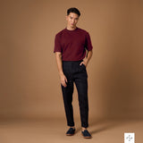 THE NEW SUPER SOFT COTTON TEE - MAROON