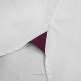 ETON BAND COLLAR SHIRT - WHITE