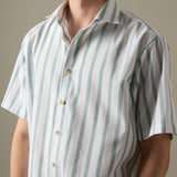 LINEN SHORT SLEEVES SHIRT - ST GREEN