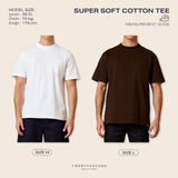 SUPER SOFT COTTON TEE ll - DARK BROWN