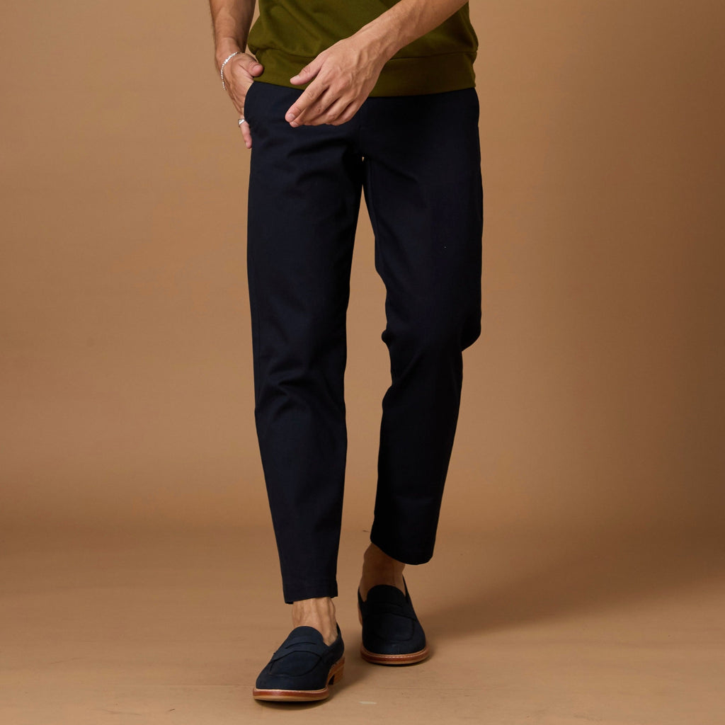 SMITH CHINO PANTS - NAVY