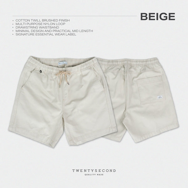 COOPER RELAXED SHORTS - BEIGE (Extra Shorts)