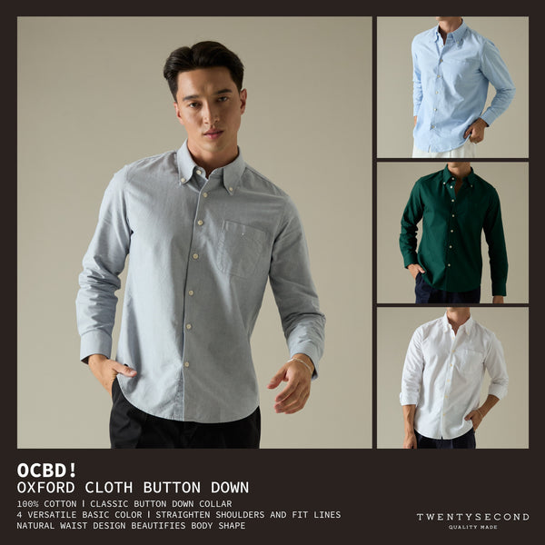 OCBD OXFORD SHIRT - BLUE