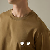 RELAXCOOL SEAMLESS OVERSIZED TEE - KHAKI