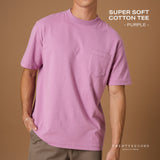 SUPER SOFT COTTON TEE ll - PURPLE