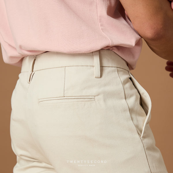 SMITH CHINO PANTS - BEIGE