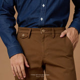 SMITH CHINO PANTS - NAVY