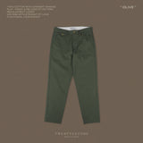 SMITH CHINO PANTS - OLIVE