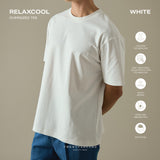 RELAXCOOL SEAMLESS OVERSIZED TEE-WHITE